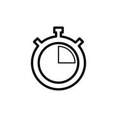 Stopwatch icon trendy