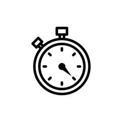 Stopwatch icon trendy