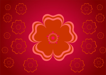 seamless pattern with flowers