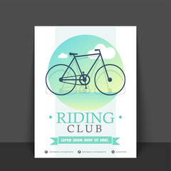 Riding Club Flyer, Template or Banner.