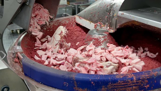 meat factory industry production minced process ingredient