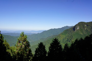 A view from a mountain in Chichibu, Japan