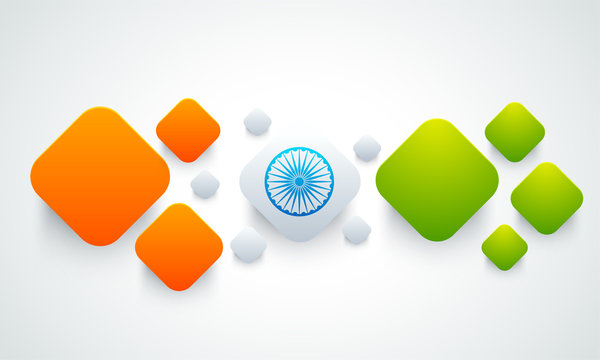 Abstract background for Republic Day celebration.