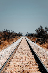 railway in the mountains