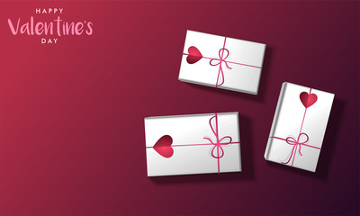 Greeting card for Valentine's Day Celebration.