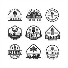 Obraz premium Ice Cream homemade fresh and healthy