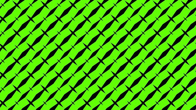 2D graphic video pattern that moves to the lower right with zoom, composed of designs and shapes with multicolored textures, in 4K 16: 9 format
