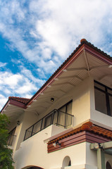 house with roof