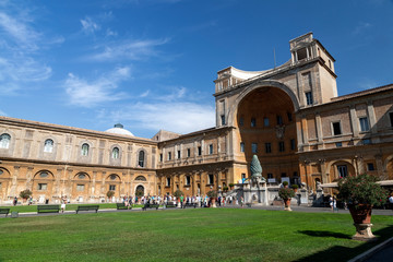 Open courtyard of the Vatican