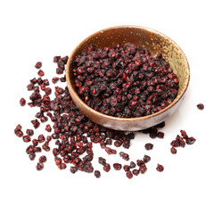 Schisandra on a white background