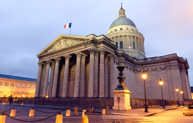 Fototapeta premium The Pantheon is a secular mausoleum , Paris, France.