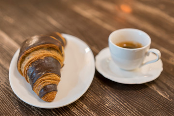 Mom and daughter eat ice cream. Real photo