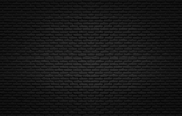 Black texture with brick wall for background website or design.