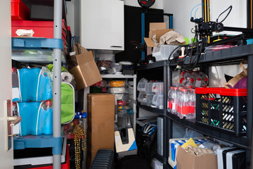 Cluttered Storage Room