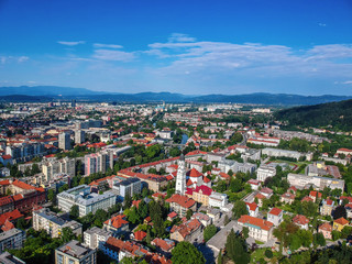 Ljubljana Slovenia Aerial
