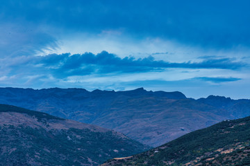 mountainous landscape of Sierra Nevada (Spain)