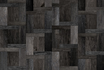 Texture of old wooden boards for background. 