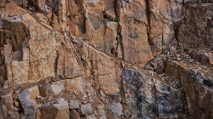 Northern granite texture. Stone background.