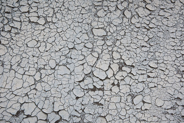 Old cracked paint on the wall, background