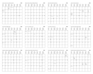 2020 calendar with holidays for major European countries