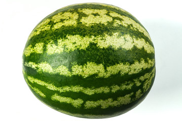 Fresh water melon on white background