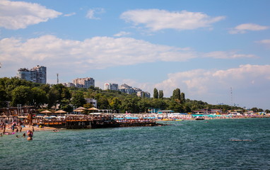Fototapeta premium Odessa beach in summer
