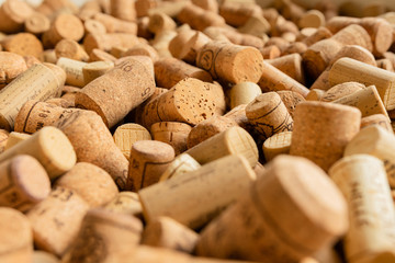 A lot of wine corks