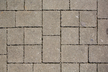 Detail of old pavement