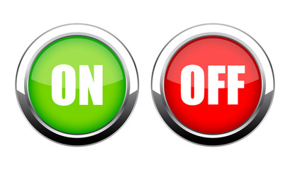 On off web buttons