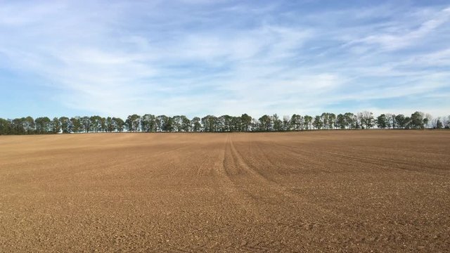 The field after harvesting in sunny day.Czech Republic