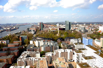 Blick vom Hamburger Michel 2011