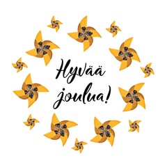 Finnish Christmas stars. Sweet homemade cakes. National Scandinavian cuisine.