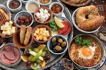 Traditional Turkish Breakfast, Kahvalti - obrazy, fototapety, plakaty