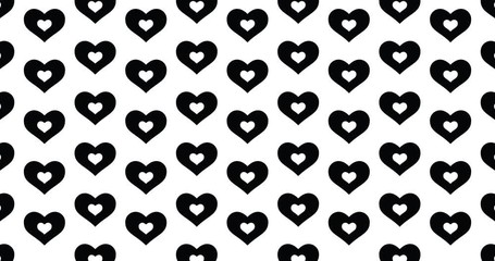 Keyhole hearts background video clip motion hey hole heart icon backdrop video in a seamless repeating loop. Black and white lock heart icons pattern white background high definition motion video