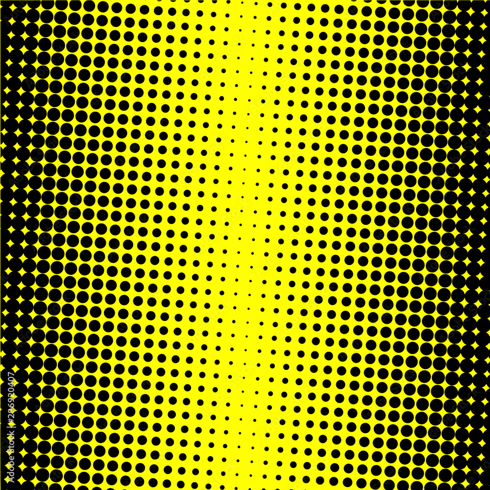 Poster gradient dots background. grunge pattern. black and white texture. vintage monochrome overlay. vecto