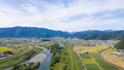 岐阜県揖斐郡　ドローン空撮