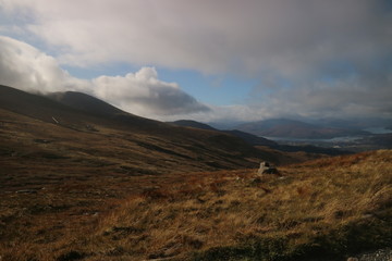 panoramic view of the mountains