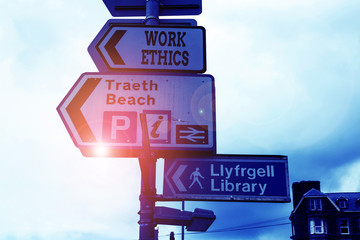 Conceptual hand writing showing Work Ethics. Concept meaning A set of values centered on the...