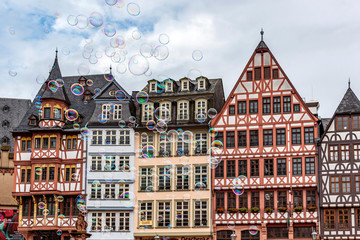 Fototapeta premium Die Ostzeile auf dem Frankfurter Römerberg