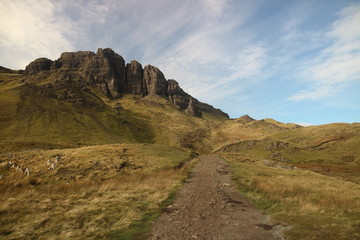 road in mountains
