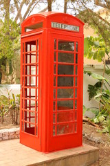 Obraz premium an english telephone box