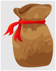 Gift bag vector design