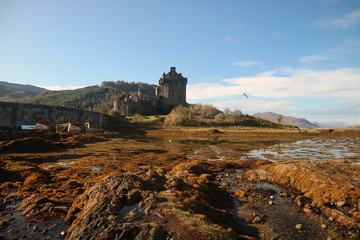 Fototapeta na wymiar castle on the coast