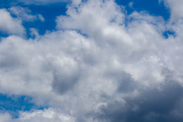Cloud Rain and  Blue Sky in a Day.