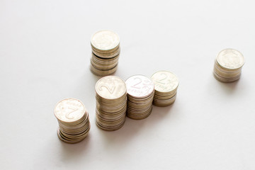 stack of coins