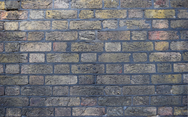 Classic brickwork in London, England