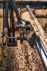 Hydraulik an altem Bagger