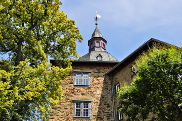 Obraz premium siegen upper castle historic city siegen germany