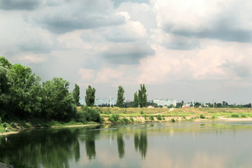 Dniester near the city of Tiraspol.