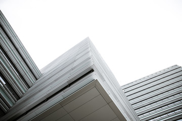 Skyscraper Business Office, blue sky background, Corporate buildings